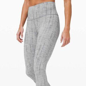 Lululemon Leggings - Size 6, Gray Print